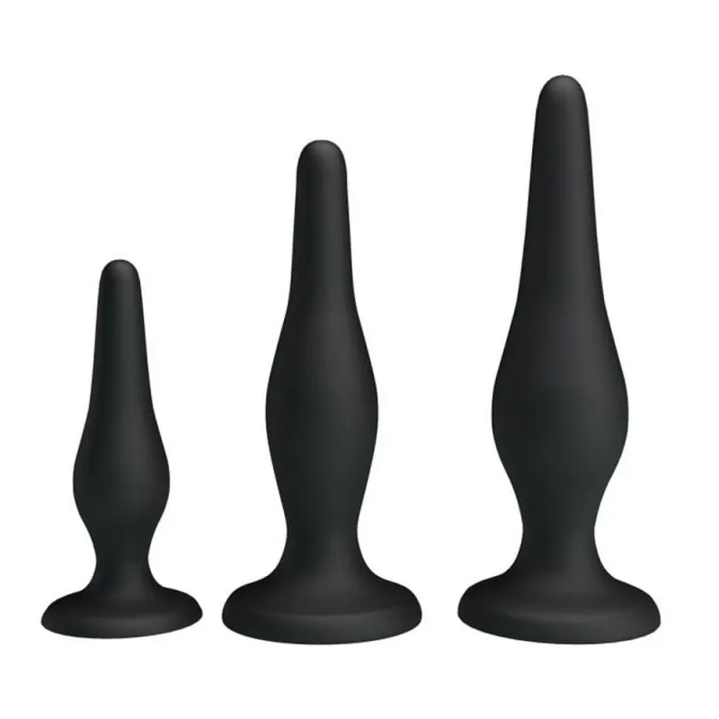 Pretty Love Lot de 3 plugs Silicone Débutant